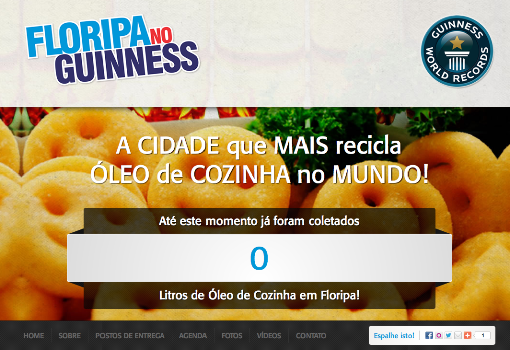 NacionalVOX apoia o projeto Floripa no Guinness e desenvolve hotsite da campanha