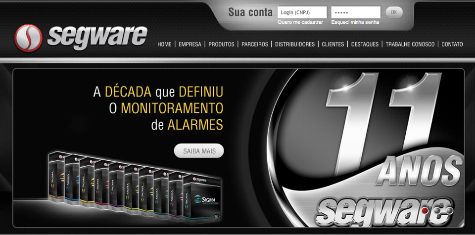 Novo site da Segware do Brasil está no ar