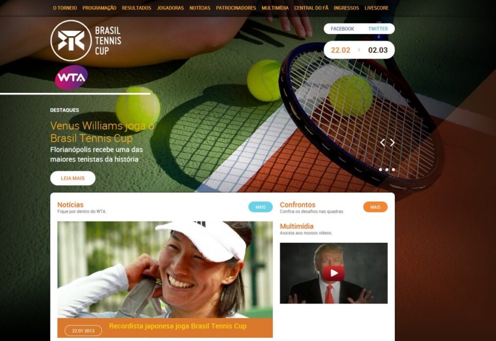 NacionalVOX cria e desenvolve o site do Brasil Tennis Cup