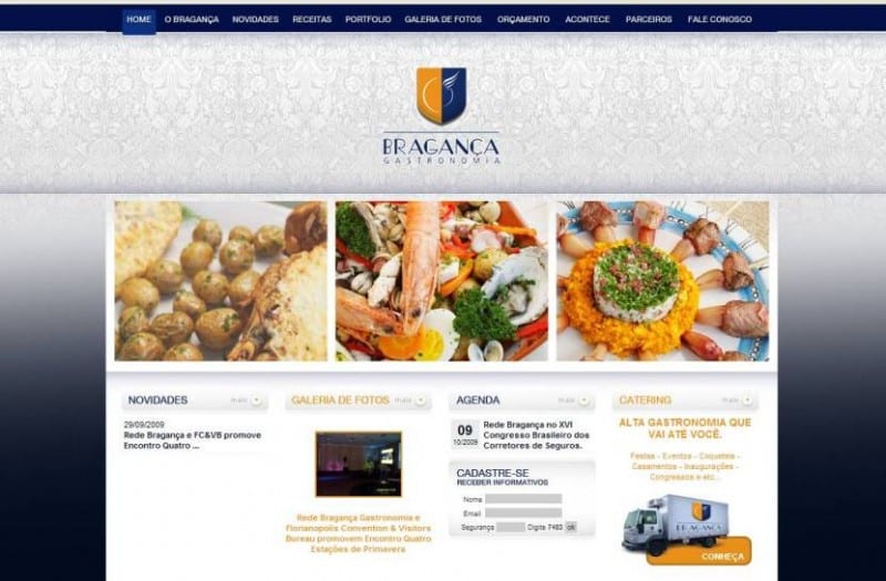 Rede Bragança de Gastronomia agora conta com site mais dinâmico