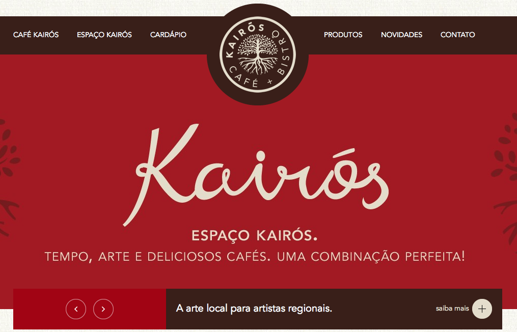 Café Kairós conta com novo site