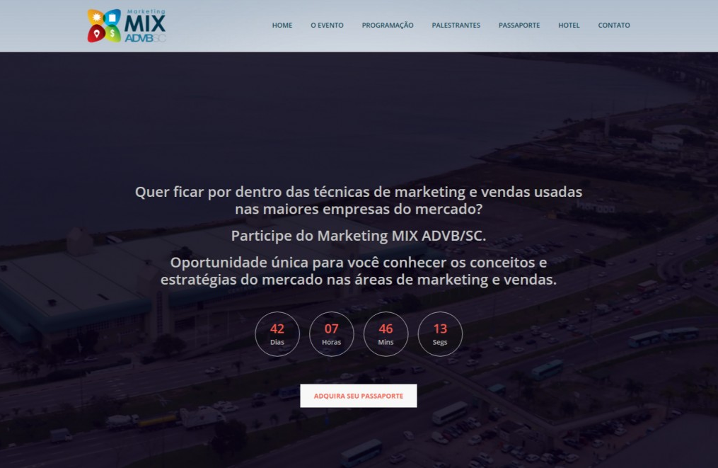 NacionalVOX cria e desenvolve hotsite do evento Marketing MIX ADVBSC