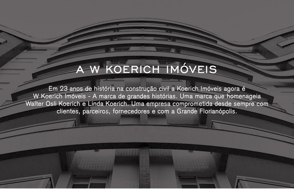 Em parceria com a 9mm, Nacionalvox – NVX cria e desenvolve novo site da W Koerich Imóveis